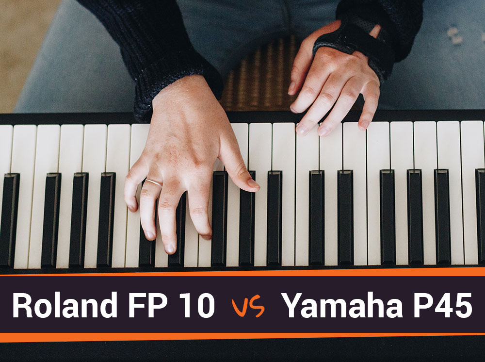 Roland FP 10 vs Yamaha P45