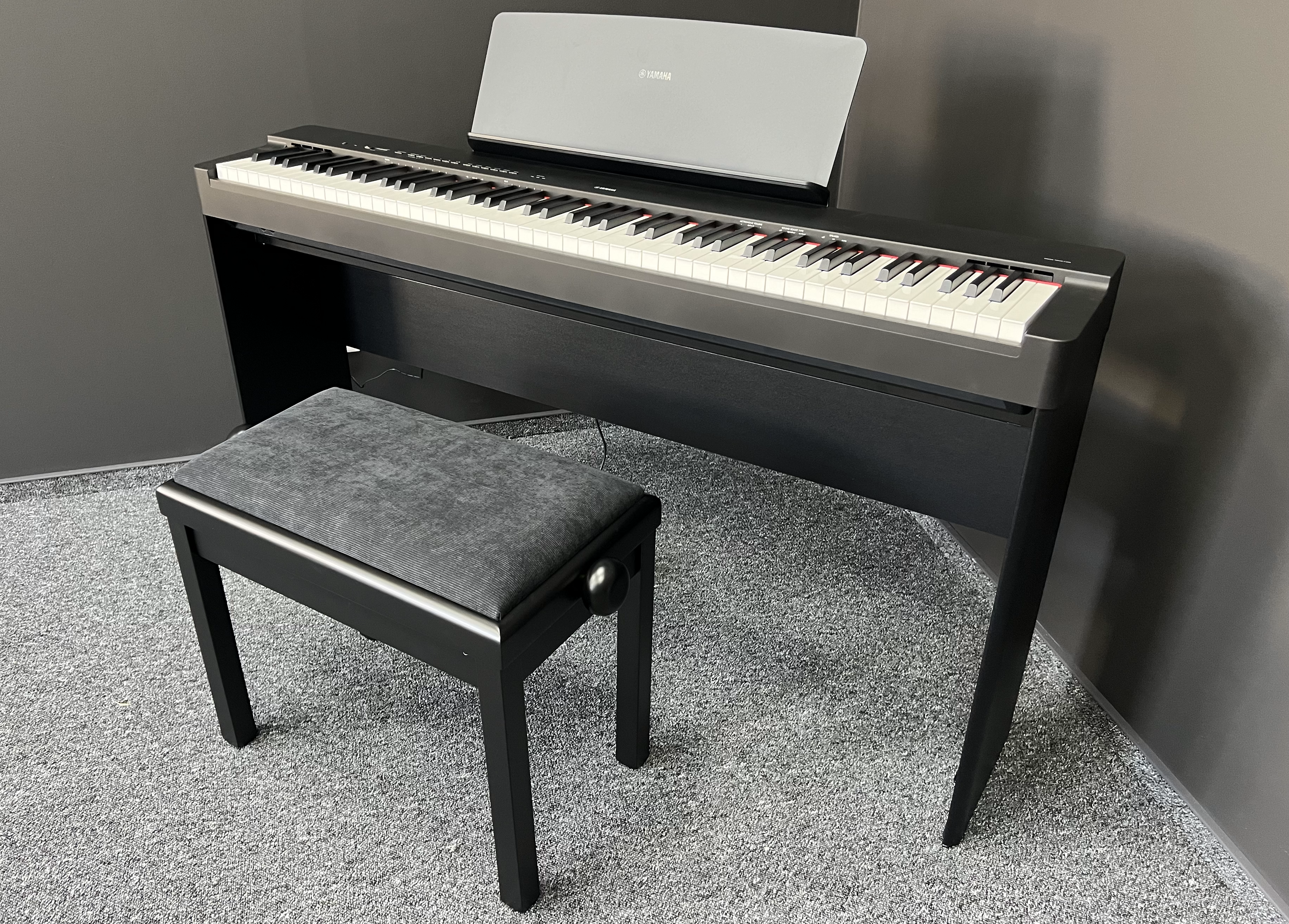 pianino cyfrowe Yamaha P-225 B home set