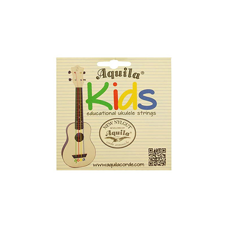 Kolorowe struny do ukulele Aquila AQ U Kids 138U