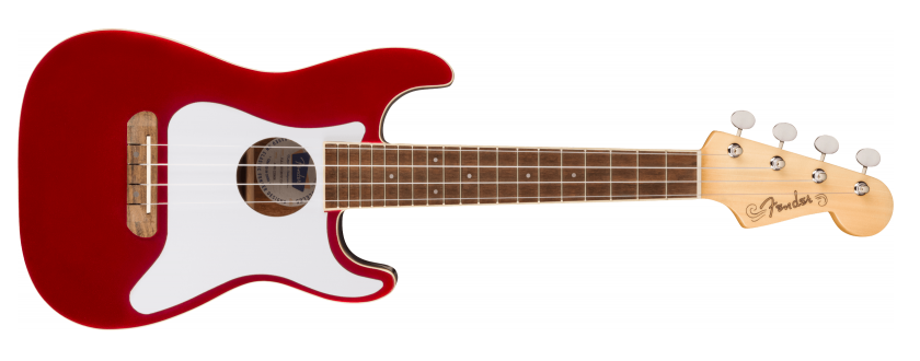 Fender Fullerton Strat Uke CAR Ukulele koncertowe z elektroniką