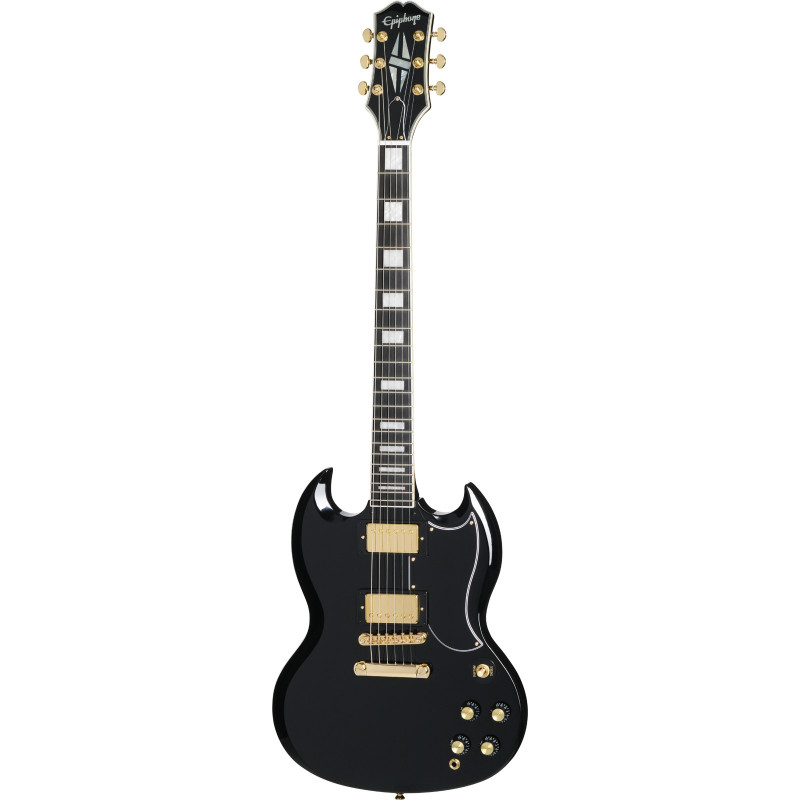 Epiphone SG Custom (2-Hum, Incl. Premium Gig Bag) Ebony Gitara elektryczna